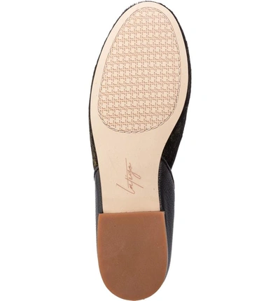 Shop Latigo Albany Genuine Calf Hair Flat In Bronze Black Calf Hair