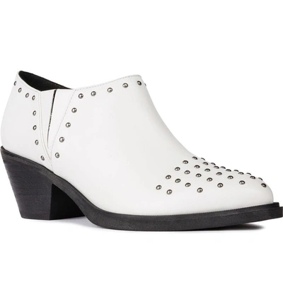 Shop Geox Lovai Ankle Boot In White Leather