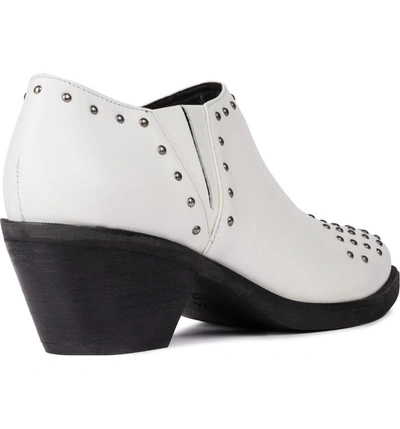 Shop Geox Lovai Ankle Boot In White Leather