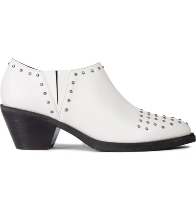 Shop Geox Lovai Ankle Boot In White Leather