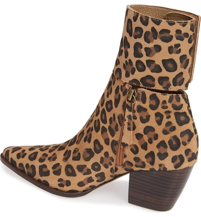 Shop Matisse Good Company Ankle Cuff Bootie In Leopard Print Suede