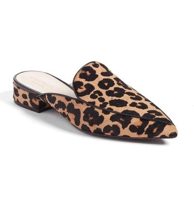 Shop Cole Haan Piper Loafer Mule In Ocelot Print Calf Hair