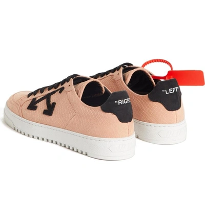 Shop Off-white Arrow Sneaker In Salmon Black