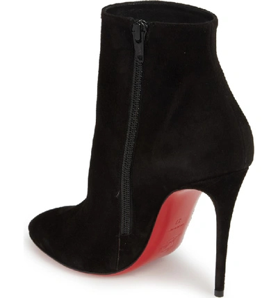 Shop Christian Louboutin Eloise Almond Toe Bootie In Black