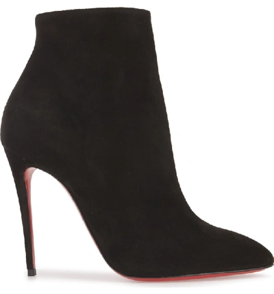 Shop Christian Louboutin Eloise Almond Toe Bootie In Black