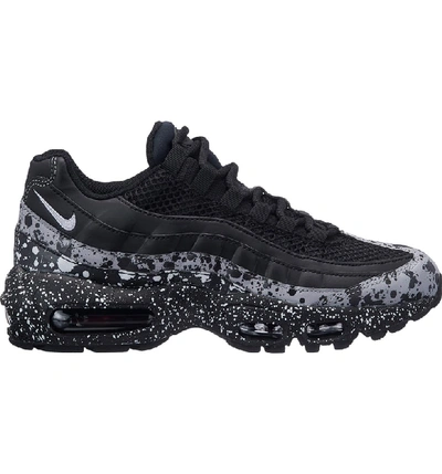 Shop Nike Air Max 95 Se Running Shoe In Black/ Black-white