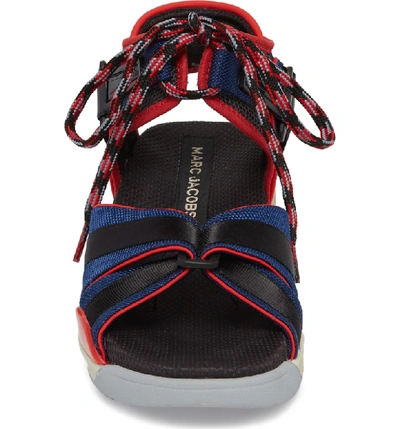Shop Marc Jacobs Somewhere Sport Sandal In Red Multi