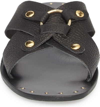 Shop Joie Basma Studded Slide Sandal In Black