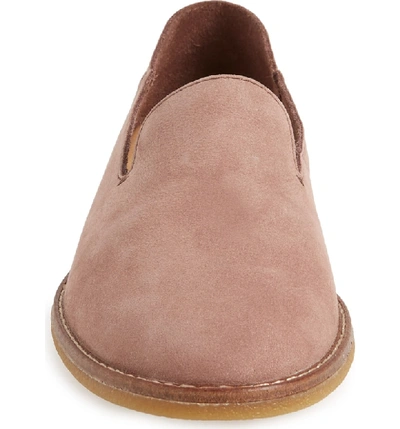 Shop Sperry Seaport Levy Flat In Mauve Leather
