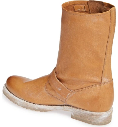 Shop Frye 'veronica Short' Slouchy Boot In Tan Leather