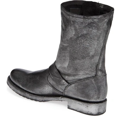 Shop Frye 'veronica Short' Slouchy Boot In Black Metallic Leather