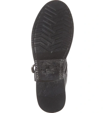 Shop Frye 'veronica Short' Slouchy Boot In Black Metallic Leather