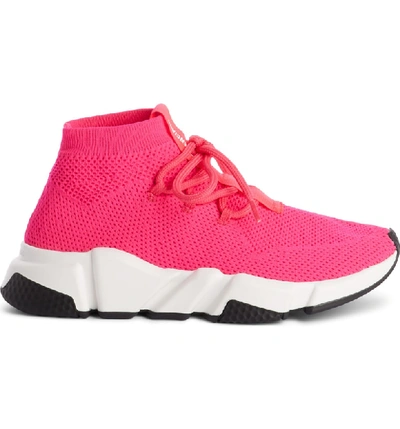 Shop Balenciaga Low Speed Lace-up Sneaker In Pink
