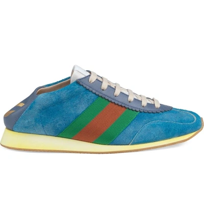 Shop Gucci Rocket Convertible Sneaker In Blue