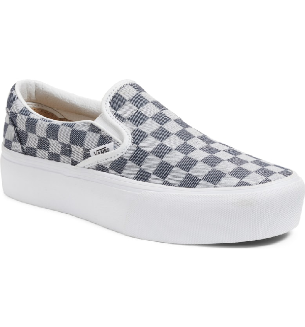 vans checkerboard denim