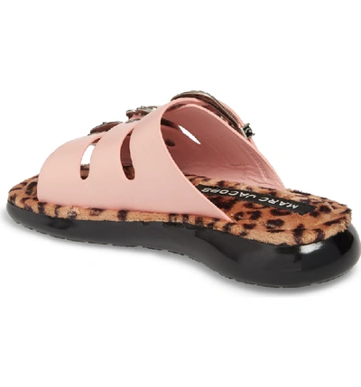 Shop Marc Jacobs Emerson Faux Fur Sport Sandal In Light Pink Multi