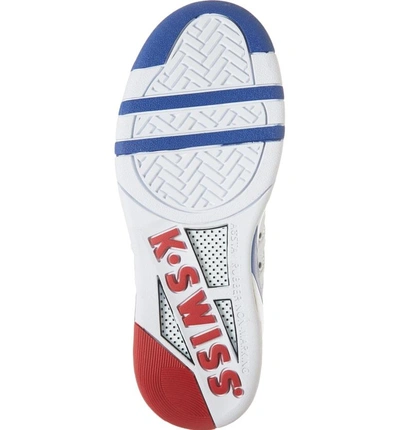 Shop K-swiss Si-18 International Heritage Sneaker In White/ Blue/ Ribbon Red