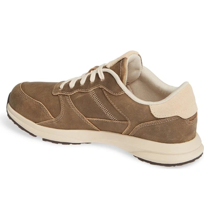 Shop Ariat Fuse Plus Sneaker In Brown Bomber Faux Leather