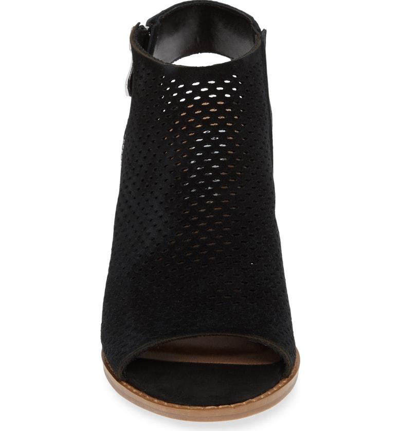 abigail perforated bootie