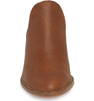 Shop Lucky Brand Fausst Bootie In Cedar Leather