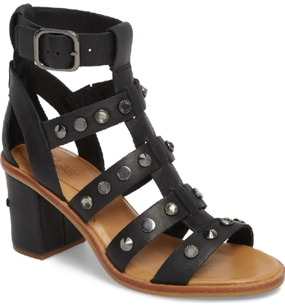 Ugg Macayla Studded Sandal In Black Suede | ModeSens