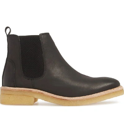 Shop Rollie Mira Chelsea Bootie In Black Leather