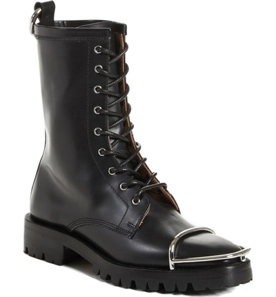 Shop Alexander Wang Kennah Combat Boot In Black