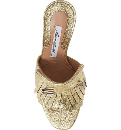 Shop Brian Atwood Sandy Sandal In Gold Foil Metallic