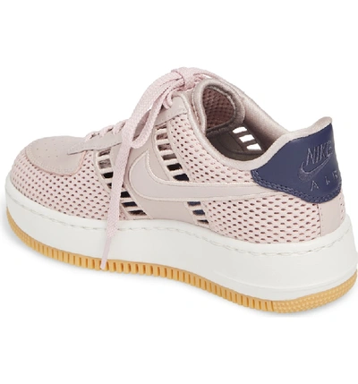 Shop Nike Air Force 1 Upstep Si Mesh Sneaker In Particle Rose/ Summit White