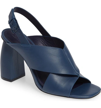 Shop Mercedes Castillo Hae Slingback Sandal In Blue