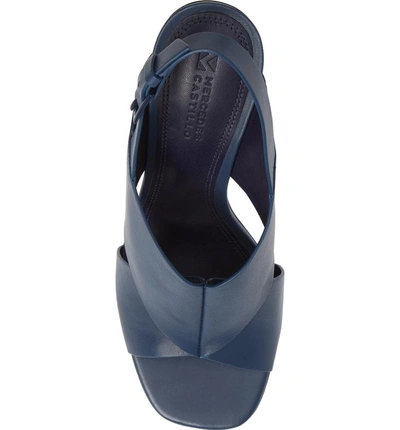 Shop Mercedes Castillo Hae Slingback Sandal In Blue