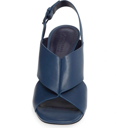 Shop Mercedes Castillo Hae Slingback Sandal In Blue