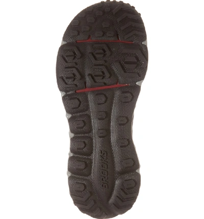 Shop Brooks Puregrit 7 Trail Running Shoe In Black/ Purple/ Grey