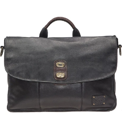 Will Leather Goods 'kent' Messenger Bag - Black In Black