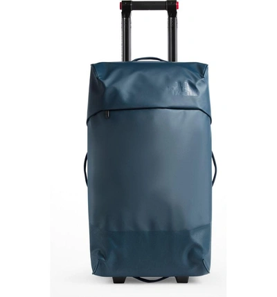 Shop The North Face Stratoliner 30-inch Large Wheeled Suitcase - Blue In Navy