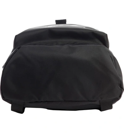 Shop Givenchy Flame Strap Logo Backpack - Black In Black Multi