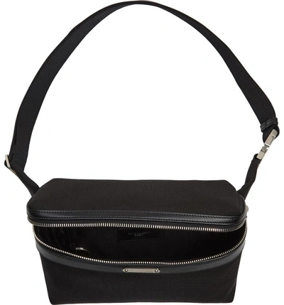 Shop Saint Laurent Nylon Waist Pack - Black