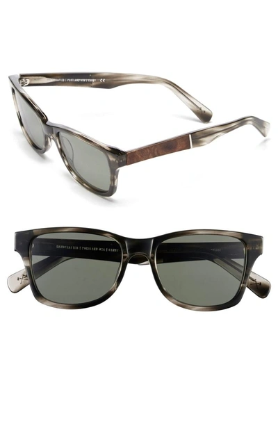 Shop Shwood 'canby' 53mm Polarized Sunglasses - Pearl Grey/ Elm/ G15
