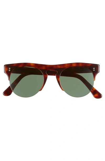 Shop Cutler And Gross 48mm Polarized Browline Sunglasses - Dark Turtle