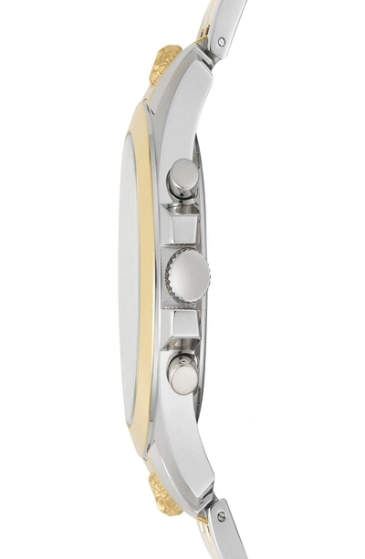 Shop Versus Lion Chronograph Bracelet Watch, 44mm In Silver/ Gold