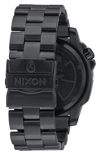 Shop Nixon 'star Wars(tm) - The Ranger Imperial Pilot' Bracelet Watch, 44mm In Imperial Black