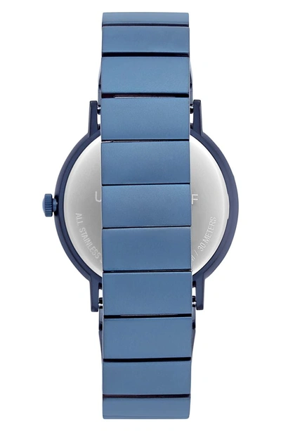 Shop Uri Minkoff Norrebro Bracelet Watch, 40mm In Navy