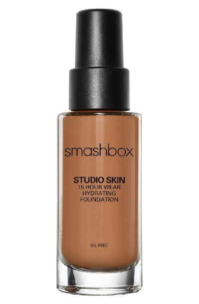 Shop Smashbox Studio Skin 15 Hour Wear Hydrating Foundation - 4.15 - Dark Warm Brown
