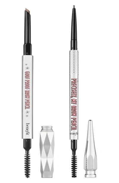 Shop Benefit Cosmetics Benefit Easy Brows To Go Duo - 06 Deep/cool Soft Black