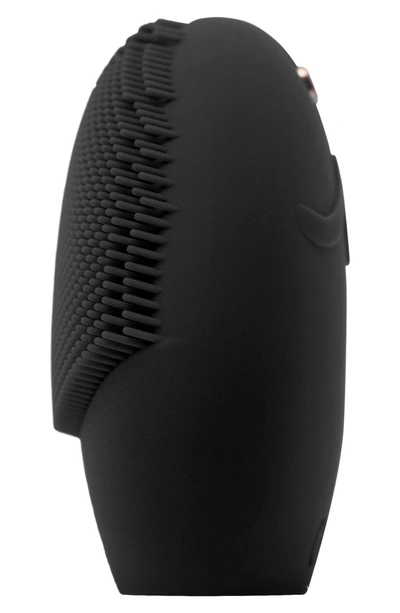 Shop Foreo Luna(tm) Fofo Skin Analysis Facial Cleansing Brush In Midnight