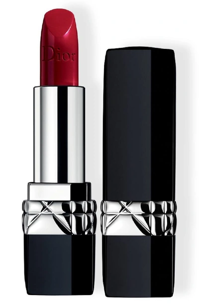 Shop Dior Lipstick In 743 Rouge Zinnia