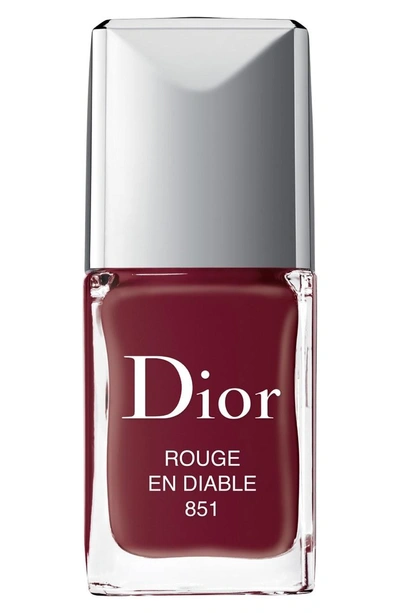 Shop Dior Vernis Gel Shine & Long Wear Nail Lacquer - 851 Rouge En Diable