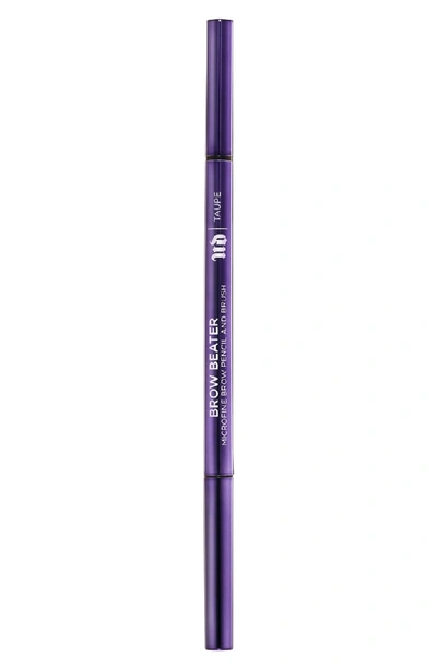 Shop Urban Decay Brow Beater Microfine Brow Pencil & Brush In Taupe