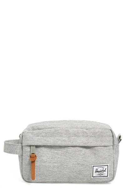 Shop Herschel Supply Co Chapter Carry-on Travel Kit In Light Grey Crosshatch
