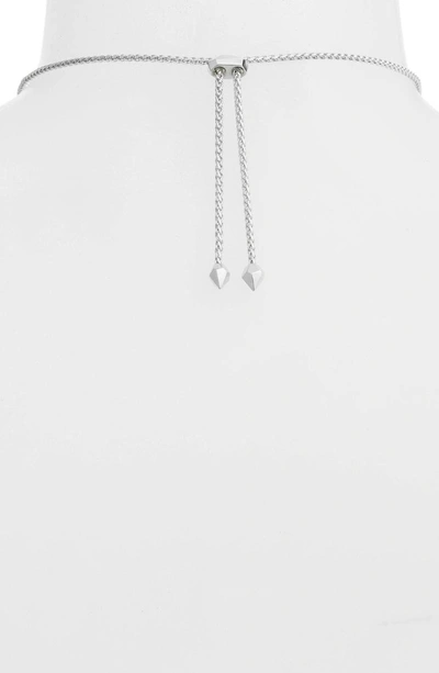 Shop Kendra Scott Eva Tassel Pendant Necklace In African Turquoise/ Silver